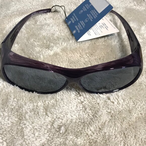 Jonathan Paul Fitovers Polarvue Sunglasses Gray & Amber Polycarbonate Lenses - Picture 3 of 11